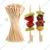 500 Pcs, 6 Inch Wooden Gun Stick Skewers for Kababs, Fruits, and Starters