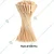 500 Pcs, 6 Inch Wooden Gun Stick Skewers for Kababs, Fruits, and Starters
