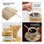 500 Pcs, 4.4 Inch Disposable Wooden Stirrer Sticks for Tea & Drinks