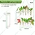 Ecofynd TTP007 Wooden 2-Tier Wall Hanging Test Tube Planter for Elegant Indoor Decor