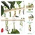Ecofynd TTP007 Wooden 2-Tier Wall Hanging Test Tube Planter for Elegant Indoor Decor