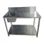 48x24X36 inch Working Table with Sink, Backsplash and Under Shelf for Kitchen, Hotel, Hospital