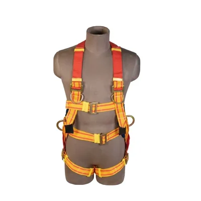 Metro Safety 40mm PP Webbing Fall Arrest Full Body Harness with Work Positioning Belt, EN: 361-2002, EN:358 Certified (SB 1142)