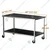 44x24x34 Stainless Steel Work Table With Under Shelf and Wheels For Commercial Kitchens, Hospitals, Bakeries