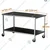 Space Efficiency SS 60 X 24 X 34 Inches Work Table With Under Shelf and Wheels For Kitchens, Hospitals, Bakeries