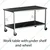 Space Efficiency SS 60 X 24 X 34 Inches Work Table With Under Shelf and Wheels For Kitchens, Hospitals, Bakeries