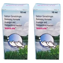 WOVA FH 10 ml Fish Breeding Hormone Injection for Effective Induced Breeding of Fishes (Pack Of 2)