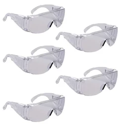 Super Safety Hard Coated Safety Goggles With 99.9% UV Protection(Pack-5)