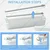 Enem 3 in 1 Cling Wrap Dispenser with Cutter, Free 2-in-1 Aluminium Foil And Butter Paper Roll, With 1 Year Warranty 