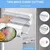 Enem 3 in 1 Cling Wrap Dispenser with Cutter, Free 2-in-1 Aluminium Foil And Butter Paper Roll, With 1 Year Warranty 