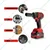 RUTH 48V 4 In 1 Cordless Impact Wrench Kit With Battery, Charger & Accessories