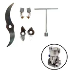 MG-2000 Gram Blade Set with Blade Opener Wrench for Heavy Duty 2000gm Electric Dry Masala & Herbs Grinder Swing Type 4000W