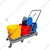 Heavy Duty 60 Liters Triple Bucket Mop Wringer Trolley