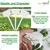 Ecofynd 25Pcs Plastic T-Type Writable Plant Tags/Labels for Gardening (PM001-025)