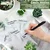Ecofynd 25Pcs Plastic T-Type Writable Plant Tags/Labels for Gardening (PM001-025)