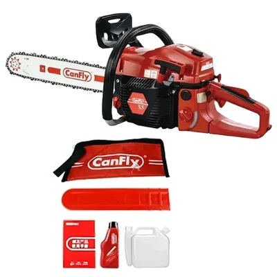 Canfly X5, 58-cc, Petrol Chainsaw with 18 inch Guide Bar | Ideal for Cutting Tree, Logging Woods, and Gardening