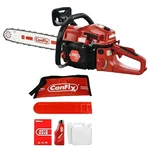 Canfly X5, 58-cc, Petrol Chainsaw with 18 inch Guide Bar | Ideal for Cutting Tree, Logging Woods, and Gardening