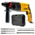 XLNT 26mm 1500 Watt 3-In-1 Function Heavy Duty Rotary Hammer With Drill Bits & Chisel, 0-1100 RPM (XTRH 110(2-26)