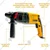 XLNT 26mm 1500 Watt 3-In-1 Function Heavy Duty Rotary Hammer With Drill Bits & Chisel, 0-1100 RPM (XTRH 110(2-26)