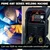 XLNT 300A MMA IGBT Technology Welding Machine With Electrode Holder, Earth Clamp, Welding Mask & Cleaning Brush (MMA300 ANA)