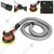 XLNT 5 Inch Air Palm Orbit Sander with Hose, 10000 RPM Speed (AT-22)
