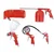 XLNT 5 Pieces Air Tools Kit - Air Washing Gun, Air Spray Gun, Air Tyre Inflating Gun, Air Blow Gun and Recoil Hose