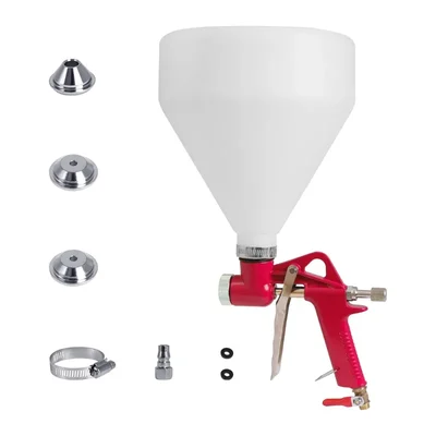 XLNT Air Texture Gun, 5 L Capacity with 3 Nozzles (4.0mm, 6.0mm, 8.0mm) Ideal for Wall & Ceiling Texture - XTSG 97