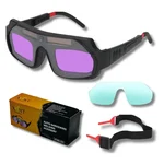 XLNT 90x30mm Viewing Area Auto‑Darkening Welding Goggles (XTWA-191)