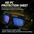 XLNT 90x30mm Viewing Area Auto‑Darkening Welding Goggles (XTWA-191)