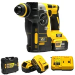 XLNT 26mm 48V Cordless Brushless SDS-Plus Rotary Hammer With Battery & Charger, 0-1060 RPM (XTCRH217)