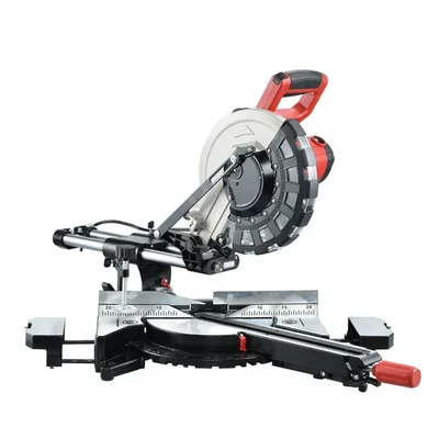 XLNT 305mm (12") 2000 Watt Dual Sliding Compound Mitre Saw For High-Precision Cutting In Woodworking & Carpentry, 3900 RPM (255C)