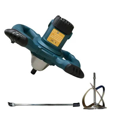 XLNT 300mm 2400 Watt Heavy-Duty Electric Paint & Mortar Mixer, 0-1200 RPM (XLPM230)