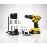 XLNT 12V 10mm 350-1350RPM Cordless Drill Kit XTCDS 126