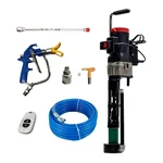 XLNT 1800W 20L/min Texture Paint Airless Sprayer 23kg Pressure for Industrial Wall Coating XTAS281