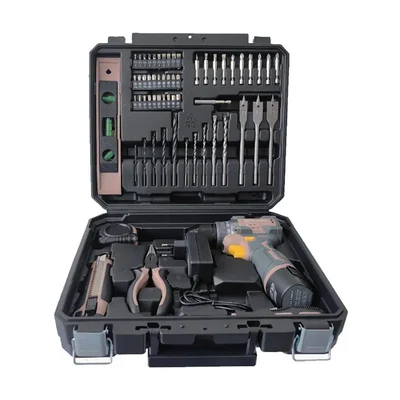 Xtra Power 10mm 12V Cordless Impact Drill With 64 Pcs Bits & Accessories Tool Kit (XPC-TK-01)