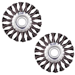 Xtra Power 115 mm Twisted Wheel Brush - Pack of 2