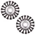 Xtra Power 115 mm Twisted Wheel Brush - Pack of 2