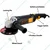 Xtra Power 125 mm 1250 Watt Angle Grinder with Accessories, 9500 RPM (XP-1107)