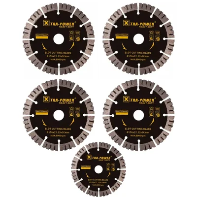 Xtra Power 156 mm Wall Chaser Blade (Pack of 5)
