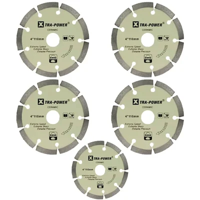 Xtra Power 9 SEG 4 inch (110 mm) High-Speed Ceramic Blade(Pack-5 pcs)