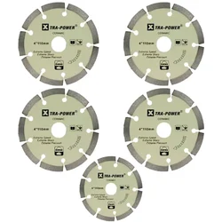 Xtra Power 9 SEG 4 inch (110 mm) High-Speed Ceramic Blade(Pack-5 pcs)