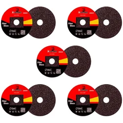 Xtra Power 5 inch (0.60 mm) Fiber Disc for Cutting and Grinding(Grit-36,Pack-5 pcs)
