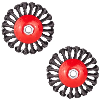 Xtra-Power 5 inch (125 mm) Twisted Bevel Brush - Pack of 2