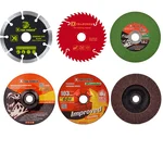 Xtra Power 6 Pcs 4 Inch (100mm) Wheel Combo For Marble, Metal & Wood Cutting, Grinding, Polishing