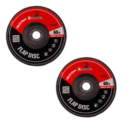Xtra Power 7 inch Flap Disc for Grinding, Sanding and Finishing(Pack-2 pcs)