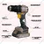 Xtra Power 13mm 21V Cordless Brushless Keyless Metal Chuck Impact Drill With Battery & Charger, 0-450/1800 RPM (XPC-ID-04)
