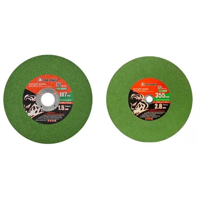 Xtra Power 100mm (4") & 355mm (14") NX Series Cut-Off-Wheel Combo For Metal, SS, Cast Iron Cutting - Pack Of 12
