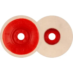 Xtra Power 100mm (4") Felt Buffing Pad For Polishing & Finishing - Pack Of 10