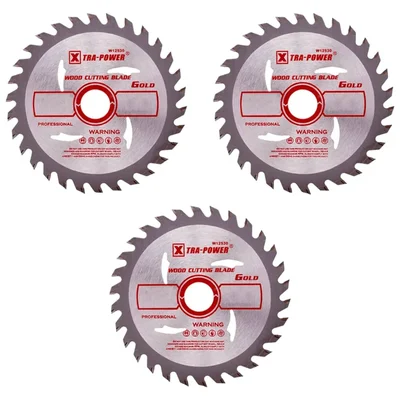 Xtra Power Gold 4 & 5 inch TCT Saw Blade for Wood Cutting(Size-4 inch,Teeth-30T,Pack-3 pcs)