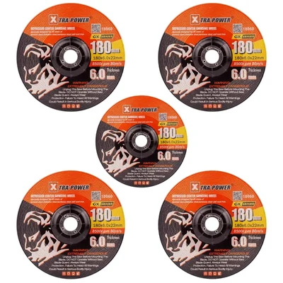 Xtra Power 5 inch x 6 mm GX Series DC Grinding Wheel(Pack-5 pcs)